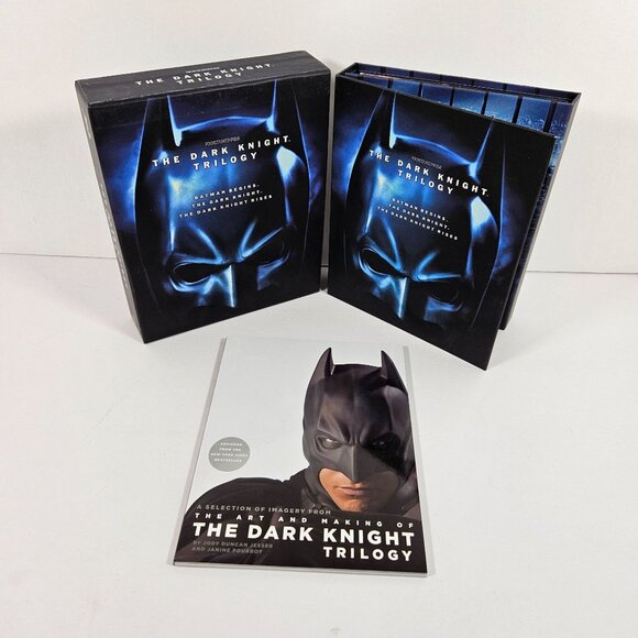 Dark Knight Trilogy Blu Ray Limited Edition set 3 Batman Movies Bonus Extras - Picture 5 of 10
